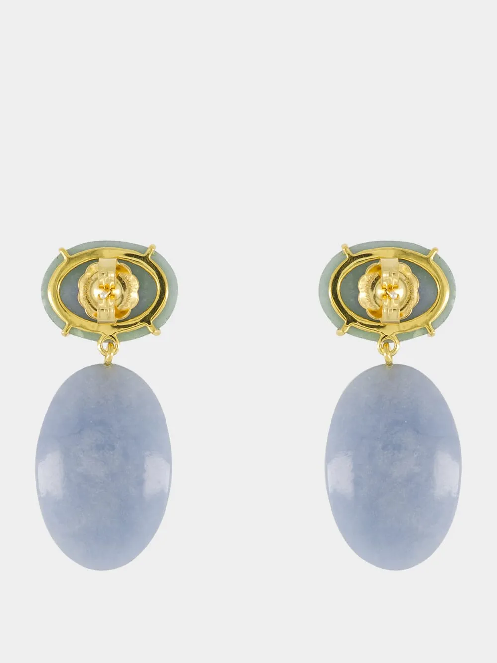 Blue Dorothy Earrings sold by Fashion Clinic product image thumbnail 2