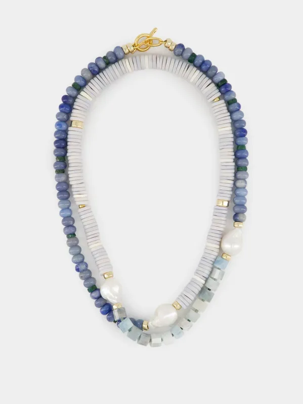 Blue Necklace Cabana sold by Fashion Clinic