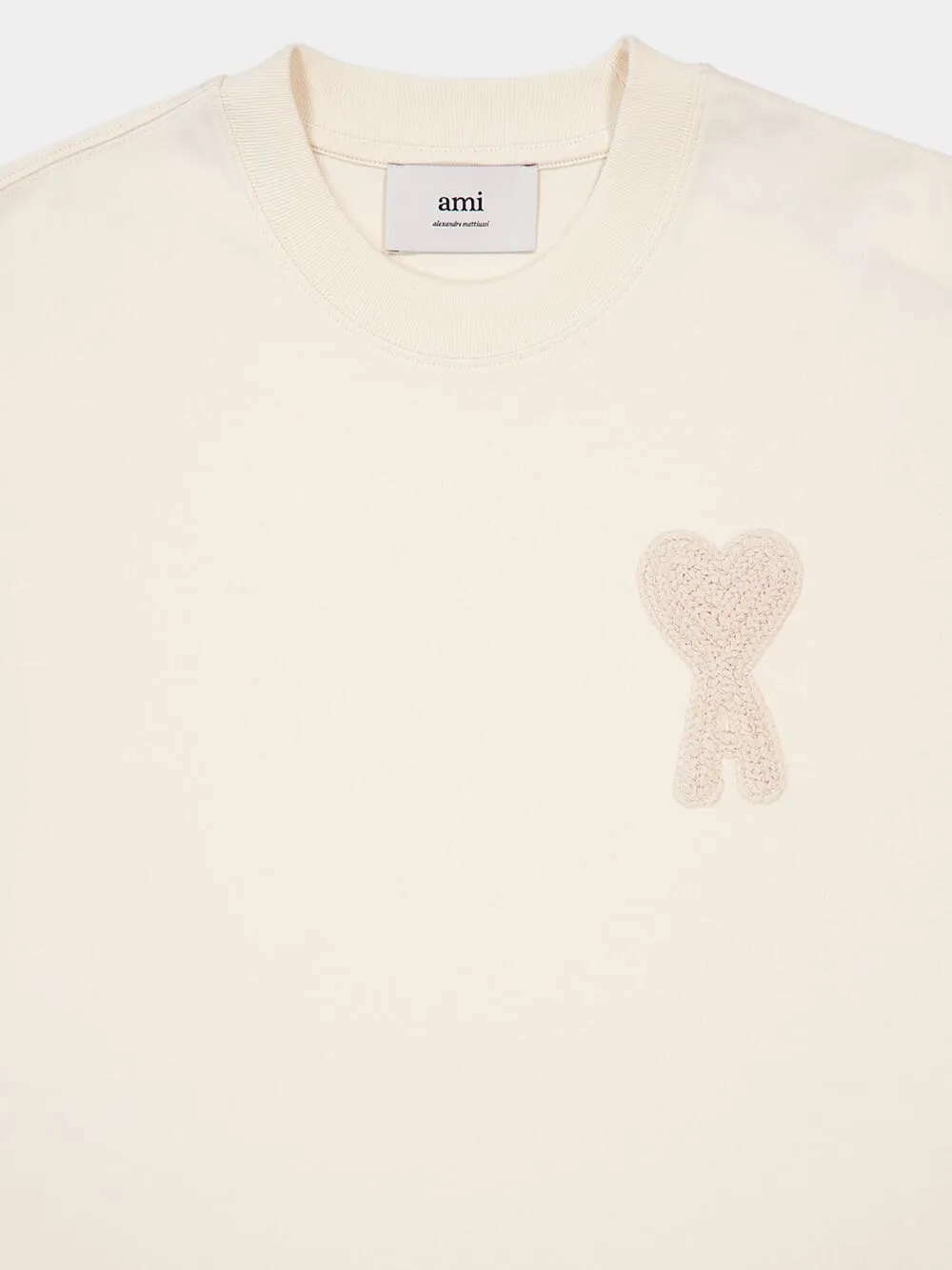 Beige Organic Cotton T-Shirt sold by Fashion Clinic product image thumbnail 3
