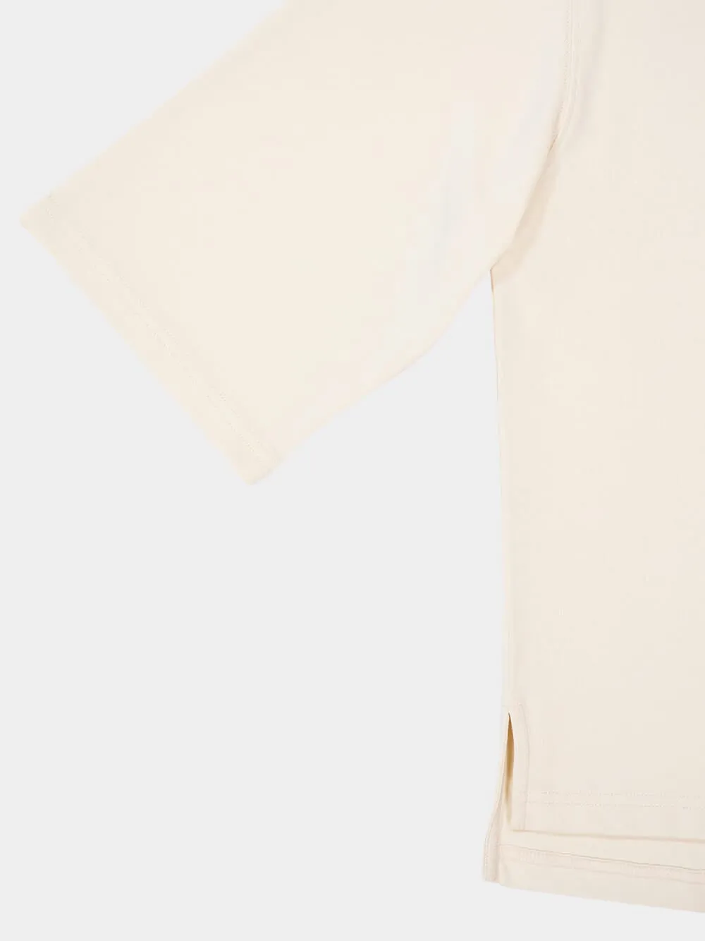 Beige Organic Cotton T-Shirt sold by Fashion Clinic product image thumbnail 4