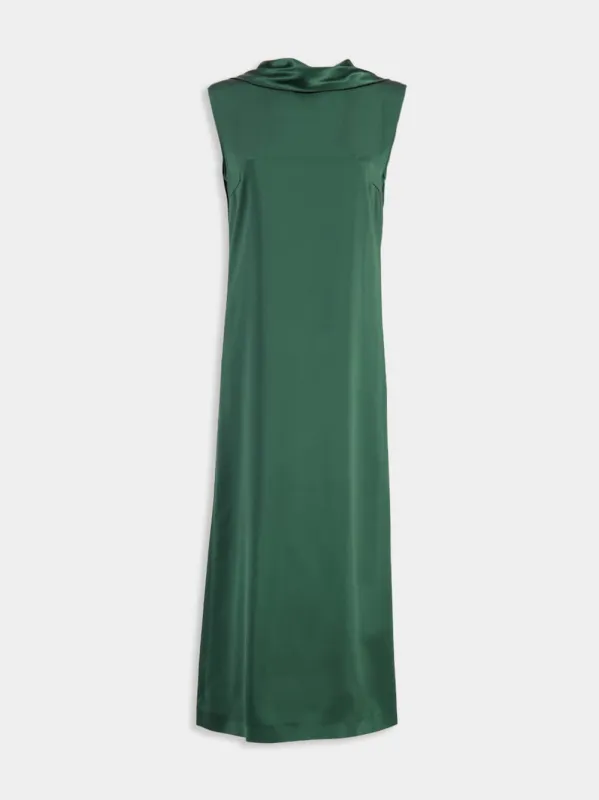Sethie Silk Maxi Dress in Monstera made by Altuzarra