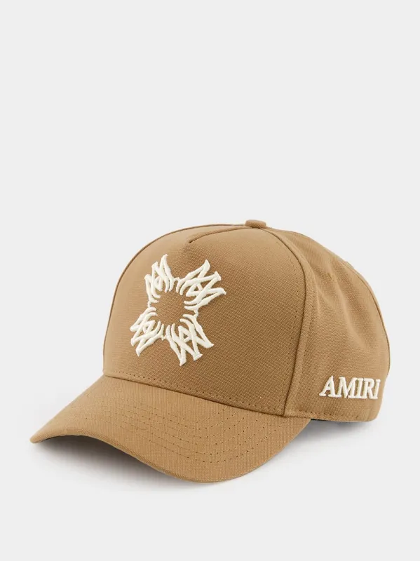 Camel Cap MA Quad Cotton Canvas made by AMIRI