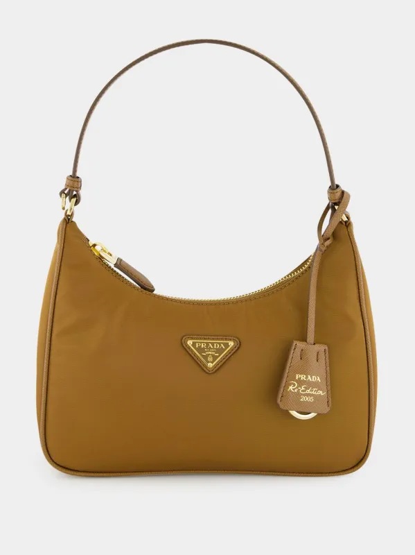 Brown Re-Nylon Mini Bag made by Prada