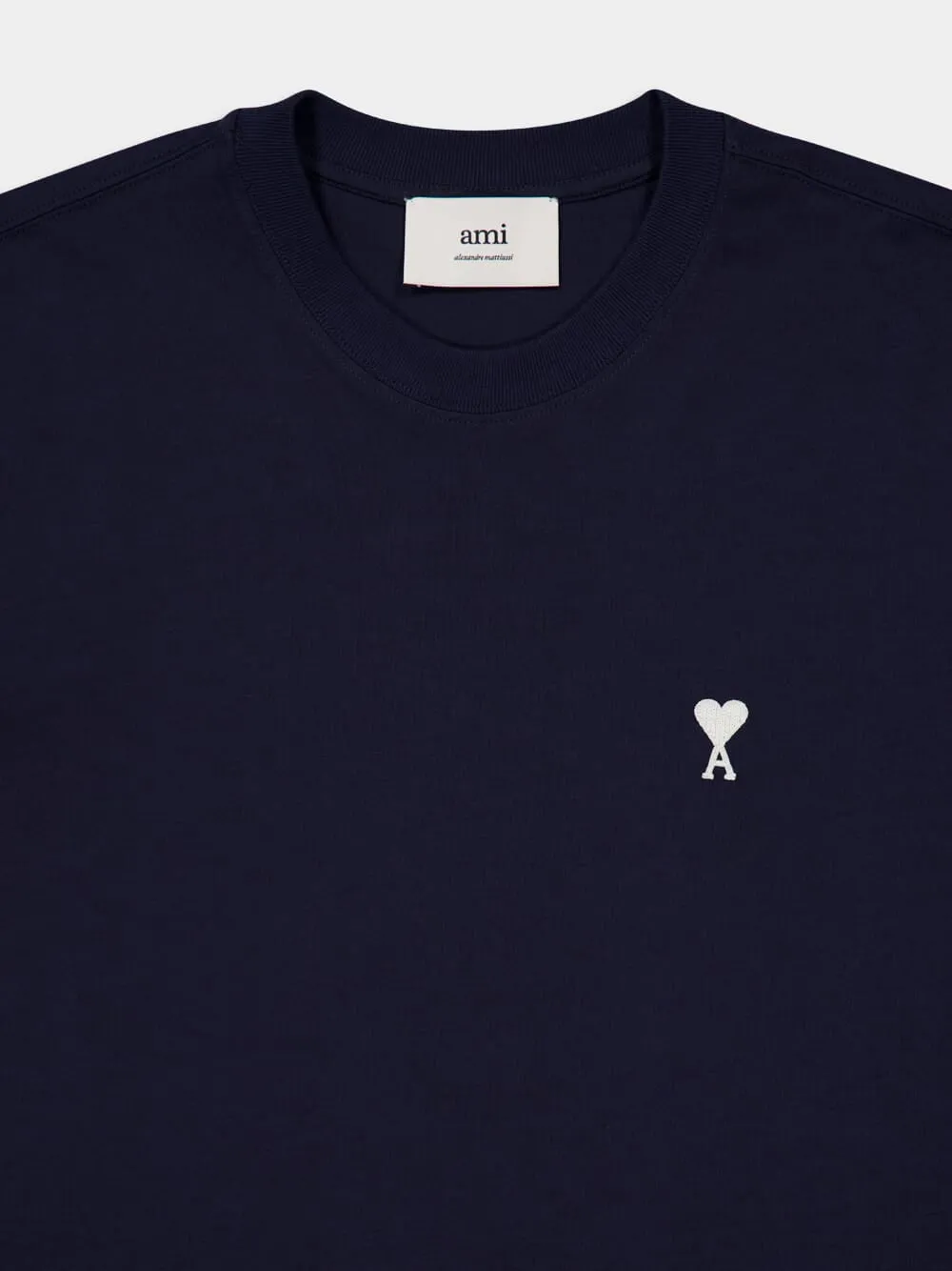 Night Blue Cotton T-Shirt sold by Fashion Clinic product image thumbnail 4