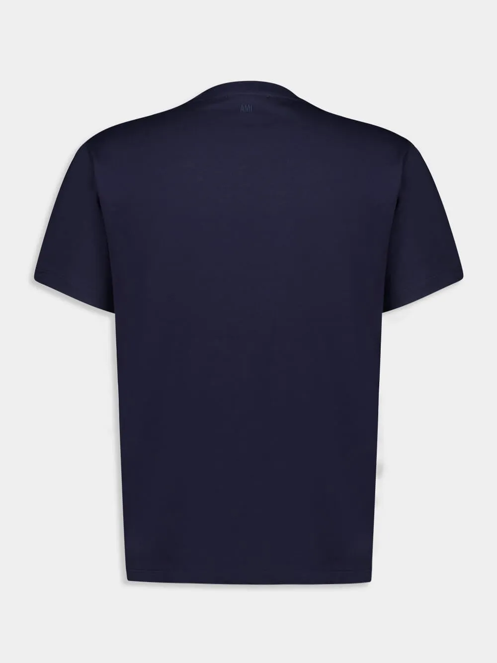 Night Blue Cotton T-Shirt sold by Fashion Clinic product image thumbnail 3