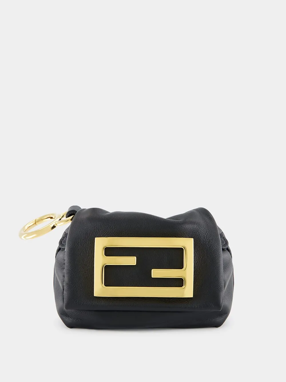 Black Nano Mamma Baguette Leather Bag sold by Fashion Clinic product image thumbnail 2