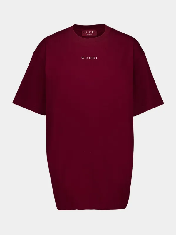 Rosso Ancora Red Cotton Jersey T-Shirt sold by Fashion Clinic