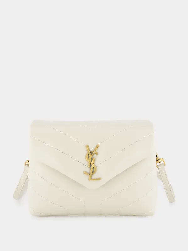 White Loulou Toy Crossbody Bag sold by Fashion Clinic