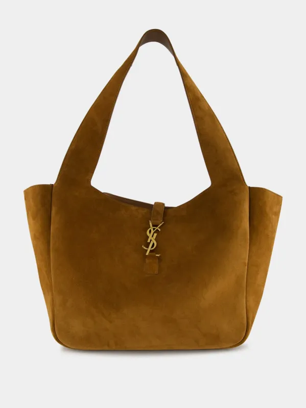 Caramel Cognac Le 5 à 7 Bea Suede Tote made by Yves Saint Laurent