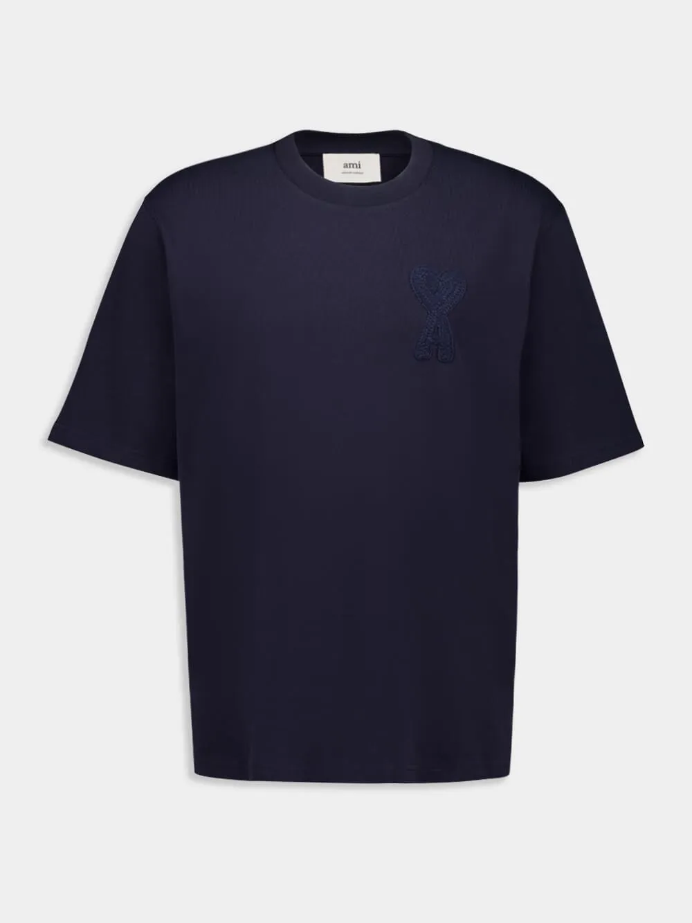 Navy Cotton Patch T-Shirt sold by Fashion Clinic