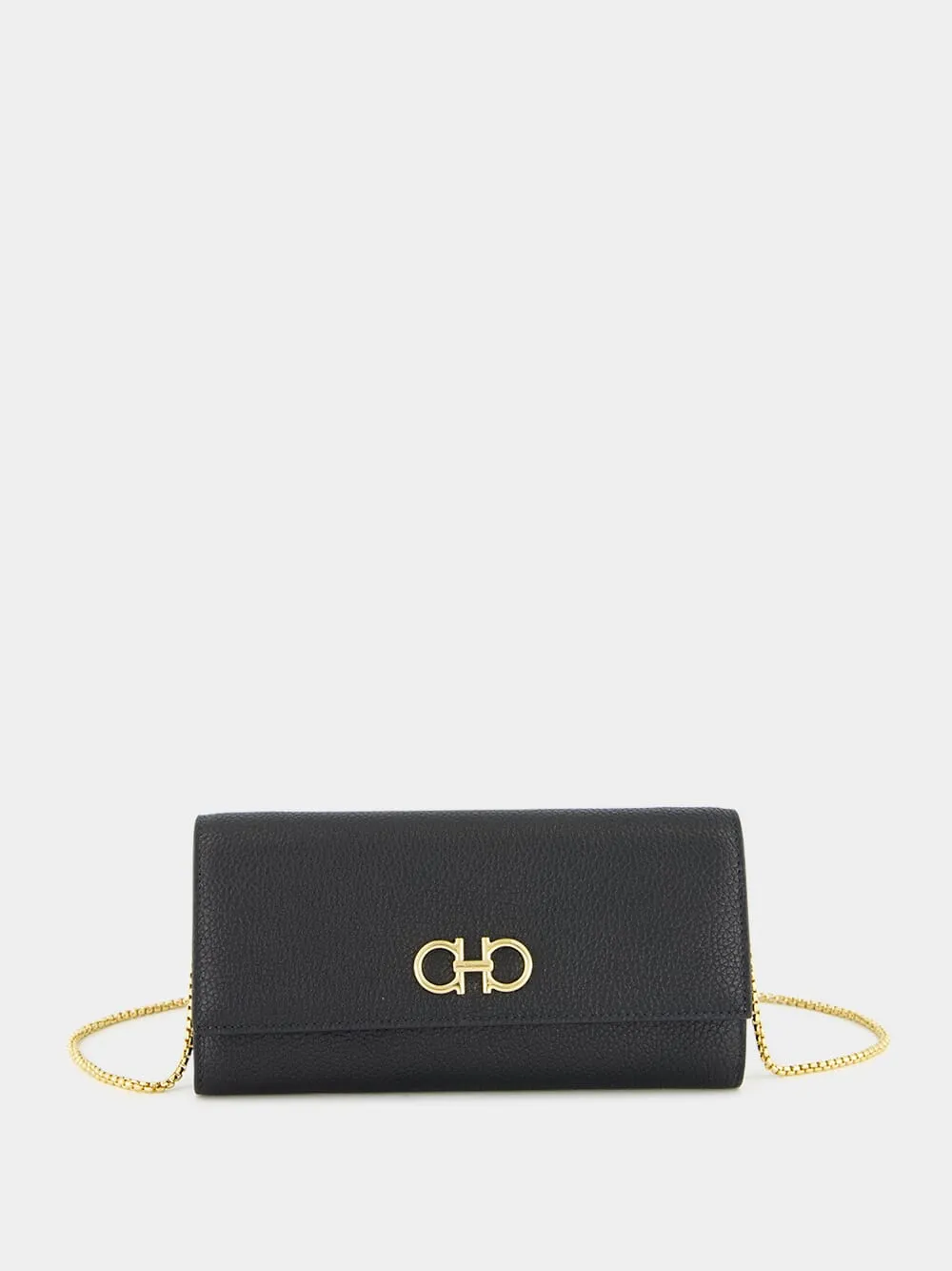 Black Gancini Wallet with Chain sold by Fashion Clinic