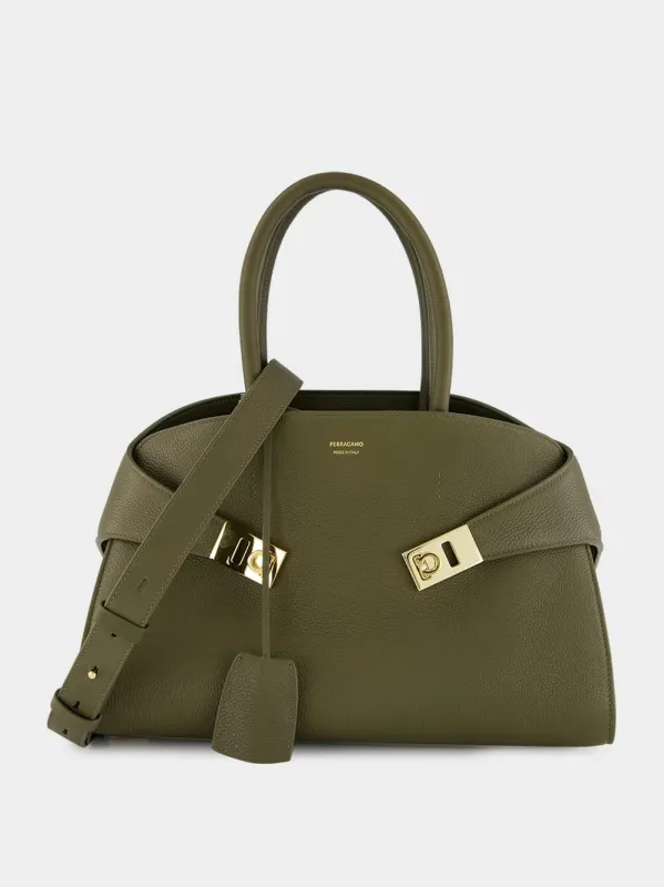 Olive Green Small Hug Handbag sold by Fashion Clinic