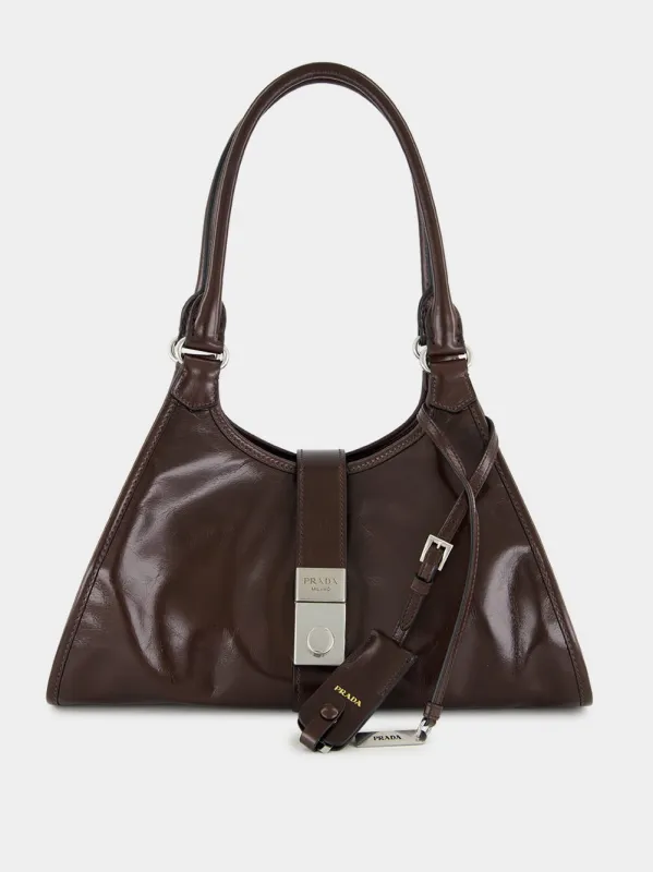Dark Brown Medium Leather Tote Bag sold by Fashion Clinic