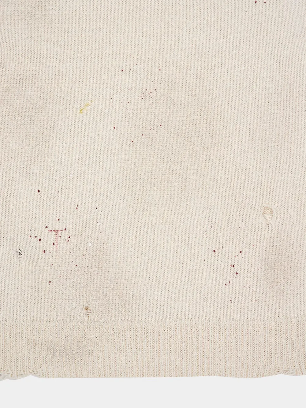 Cream Numbers-Print Vest sold by Fashion Clinic product image thumbnail 4