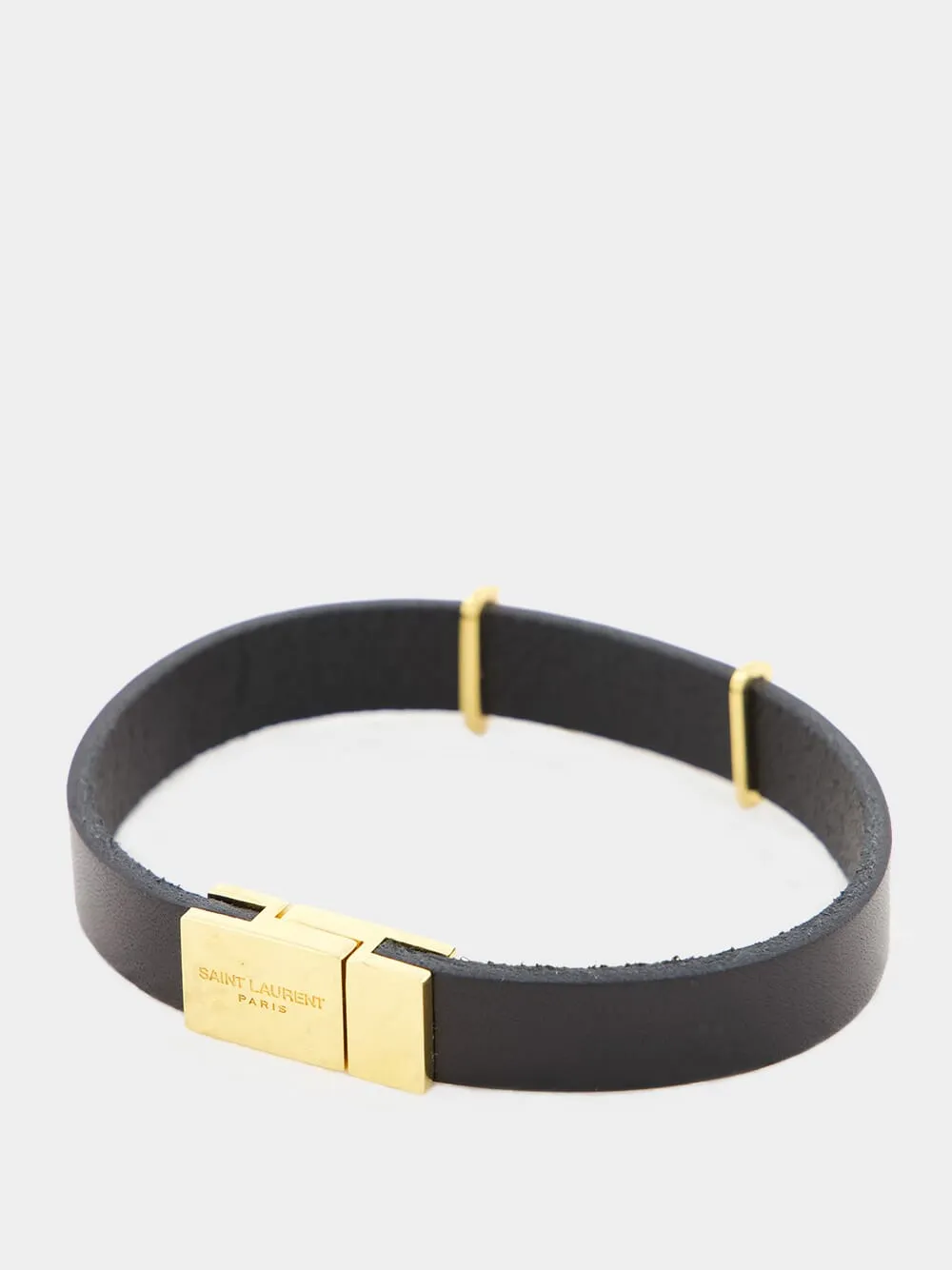 Cassandre Gold Leather Bracelet sold by Fashion Clinic product image thumbnail 2