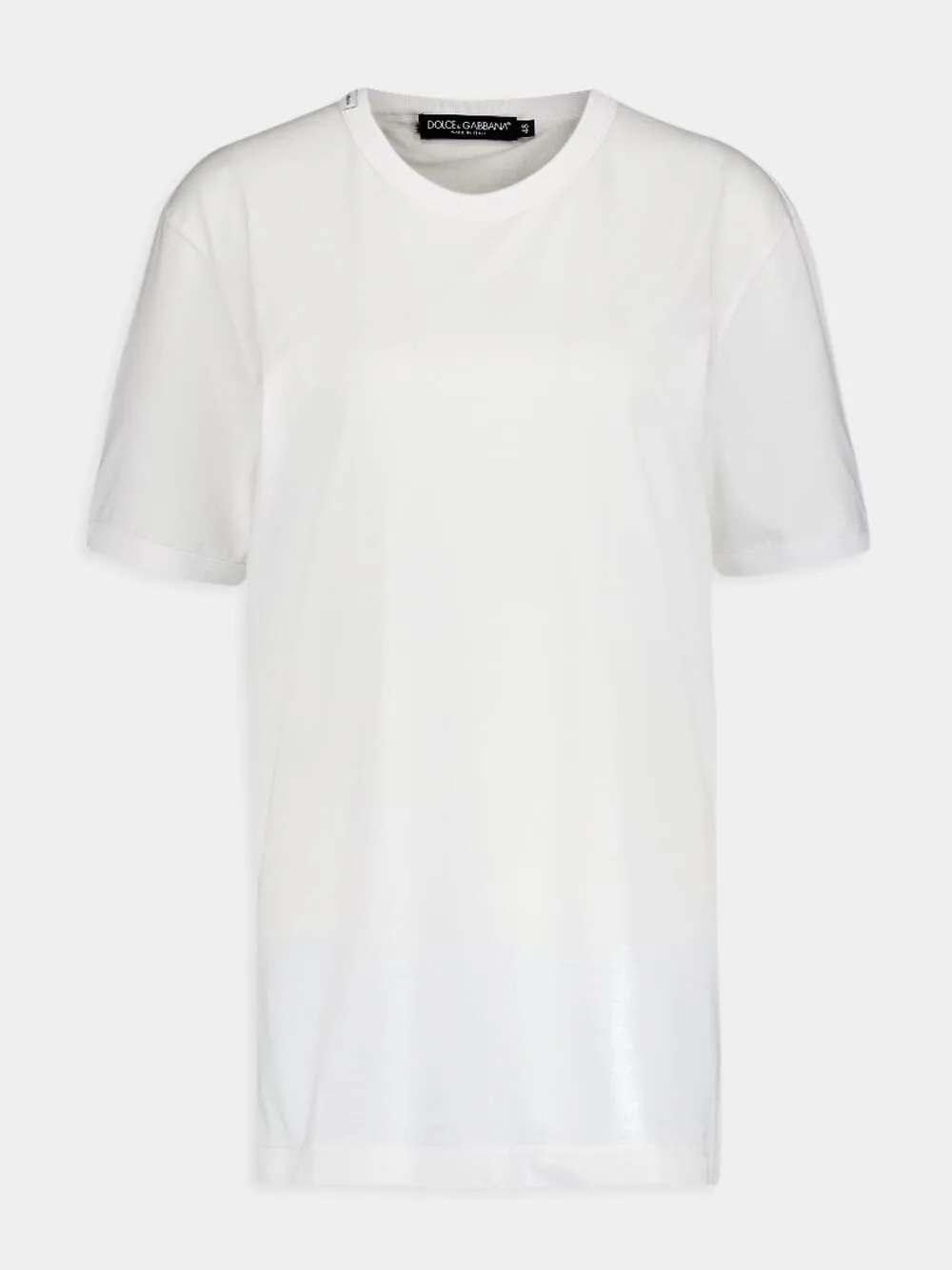 Essential White Cotton T-Shirt sold by Fashion Clinic