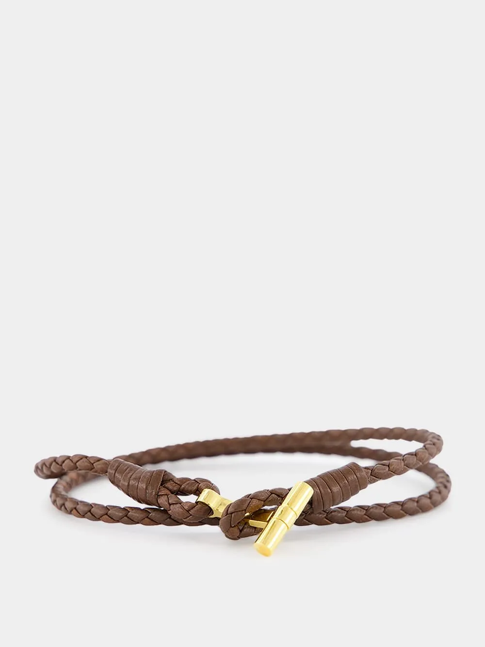 T-Charm Woven Brown Bracelet sold by Fashion Clinic