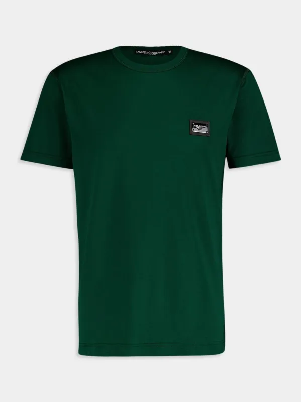 Branded Tag Cotton T-Shirt sold by Fashion Clinic