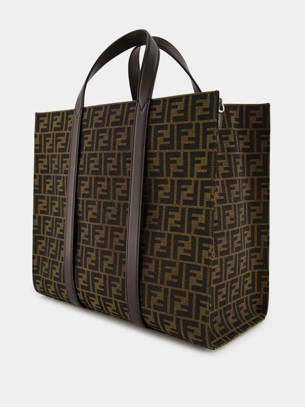 FF Jacquard Fabric Shopper Bag sold by Fashion Clinic product image thumbnail 5
