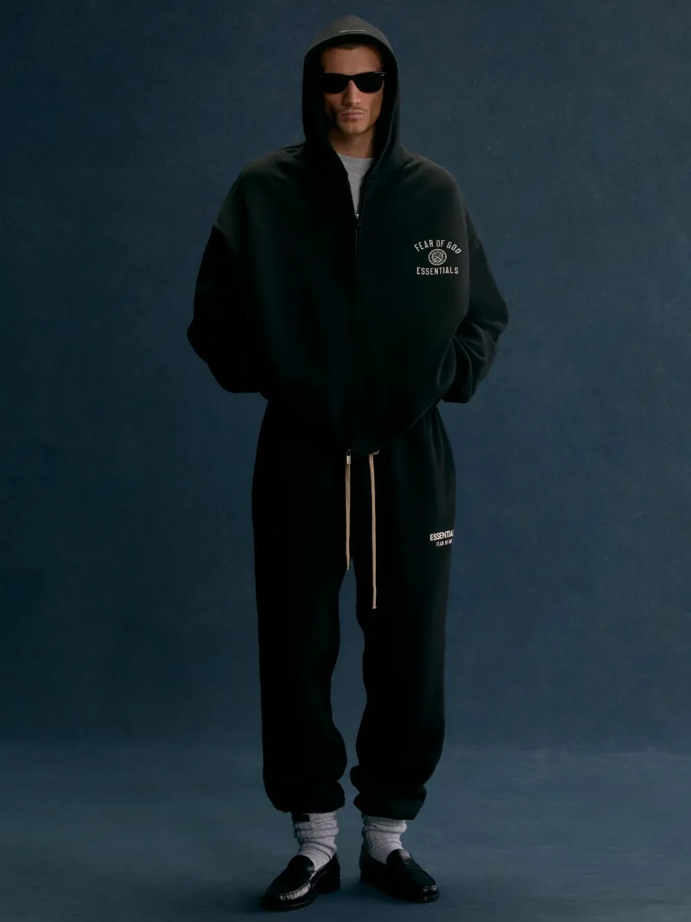 Black Full-Zip Sweatshirt sold by Fashion Clinic product image thumbnail 2