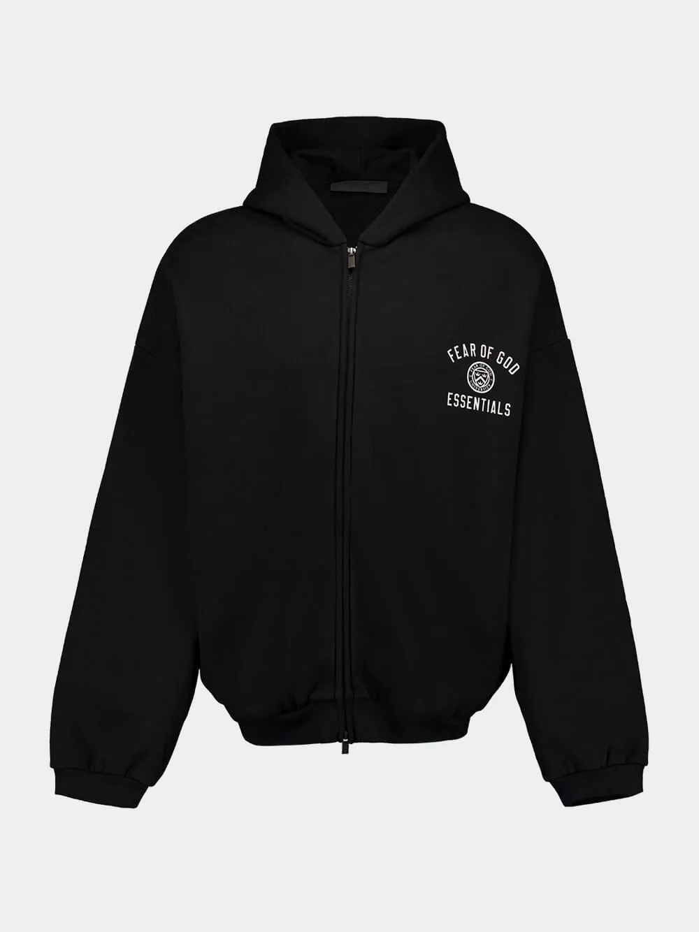 Black Full-Zip Sweatshirt sold by Fashion Clinic