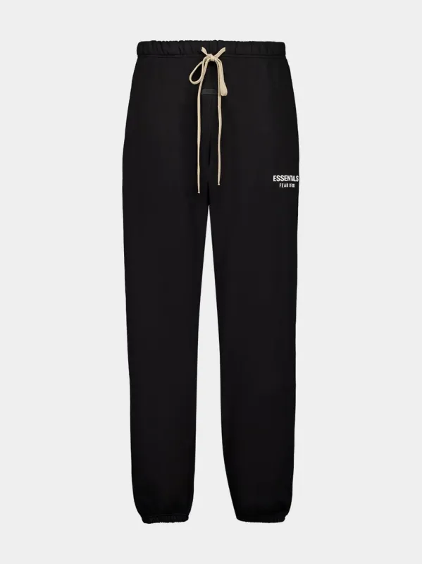 Black Essentials Fleece Sweatpants sold by Fashion Clinic