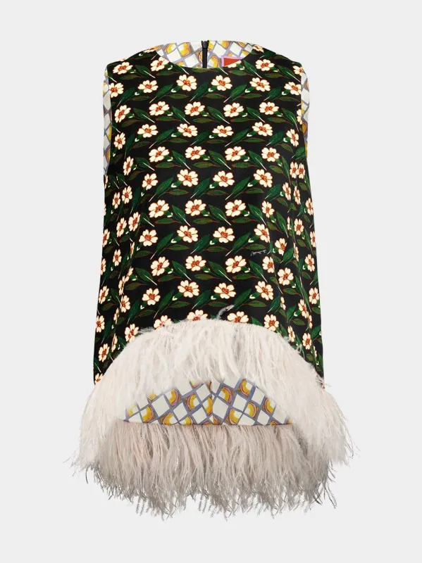 La Scala Top Mayfair Black Floral sold by Fashion Clinic