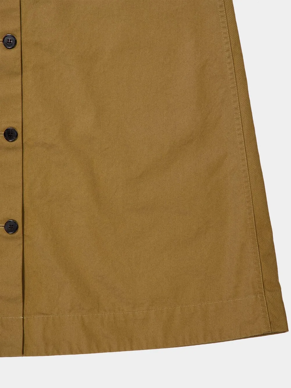 Beige Foncé Cotton Serge Midi Skirt sold by Fashion Clinic product image thumbnail 5