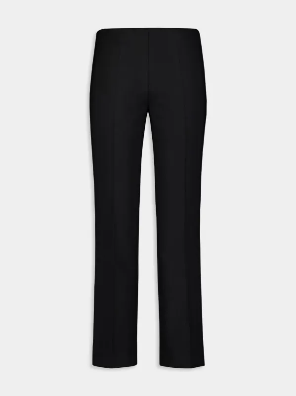 Slim-Fit Stretch Wool Trousers sold by Fashion Clinic