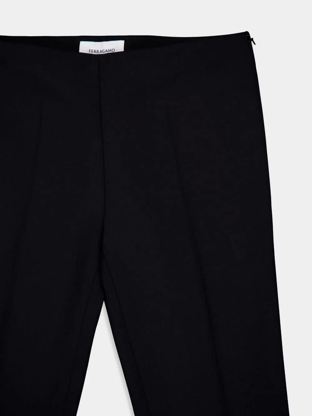 Slim-Fit Stretch Wool Trousers sold by Fashion Clinic product image thumbnail 4