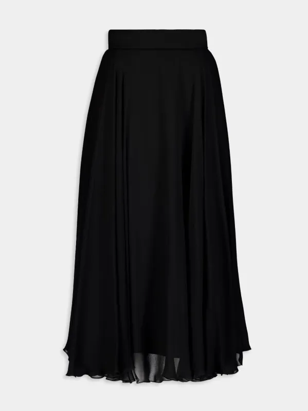 Chiffon Midi Skirt sold by Fashion Clinic