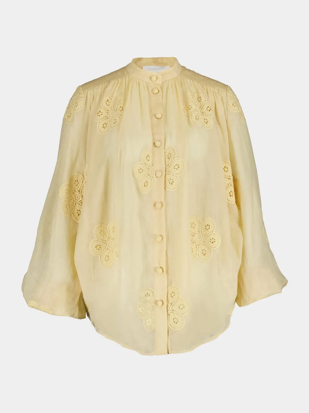 Acadian Sand Embroidered Blouse sold by Fashion Clinic product image thumbnail 2