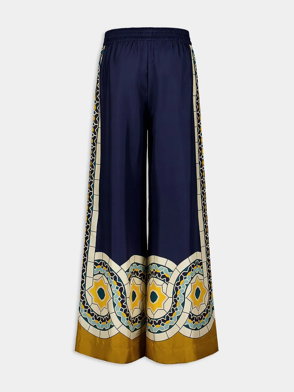 Mudejar Placée Silk Twill Palazzos sold by Fashion Clinic product image thumbnail 3