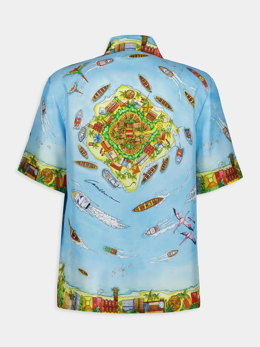 Maison Sur Piloti Silk Shirt sold by Fashion Clinic product image thumbnail 3