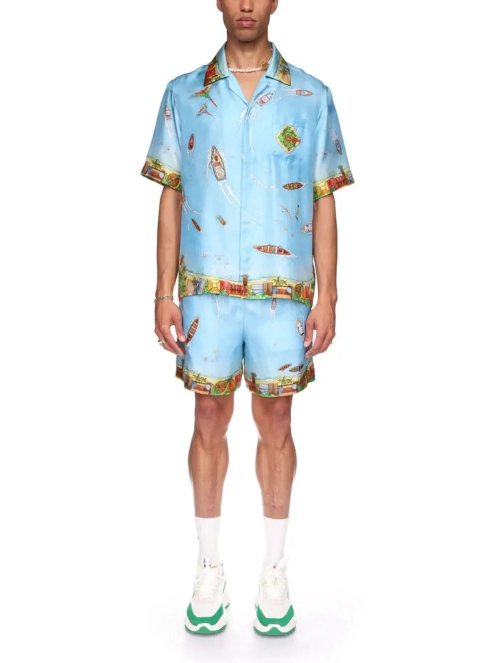 Maison Sur Piloti Silk Shirt sold by Fashion Clinic