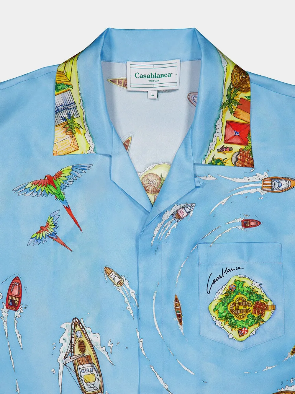 Maison Sur Piloti Silk Shirt sold by Fashion Clinic product image thumbnail 5