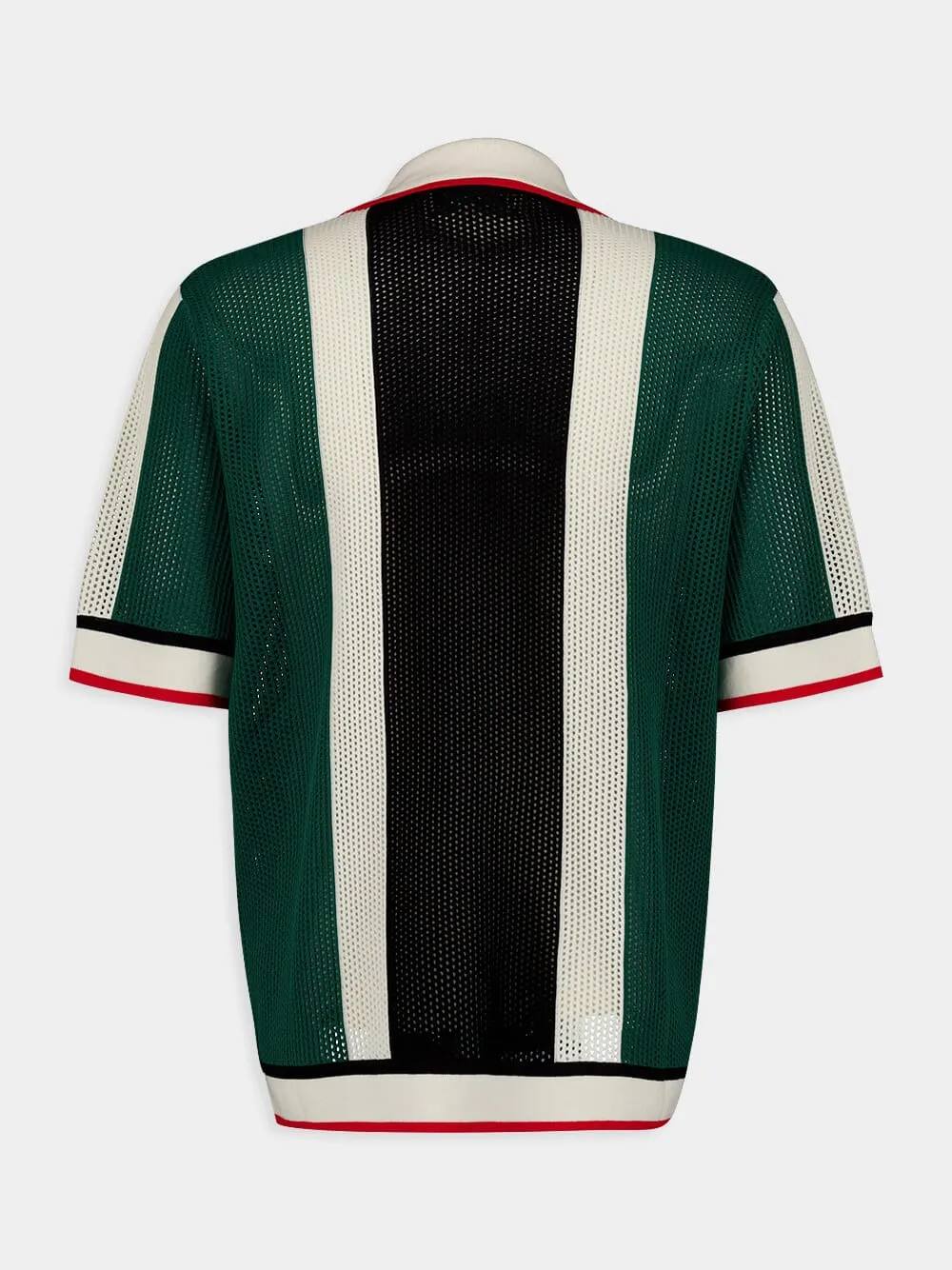 Striped Knitted Mesh Shirt sold by Fashion Clinic product image thumbnail 3