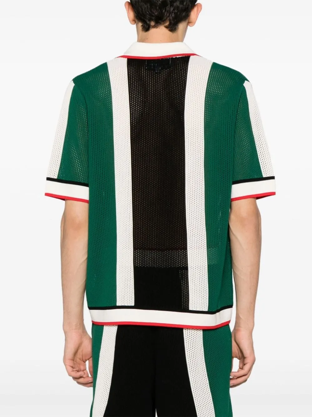 Striped Knitted Mesh Shirt sold by Fashion Clinic product image thumbnail 4