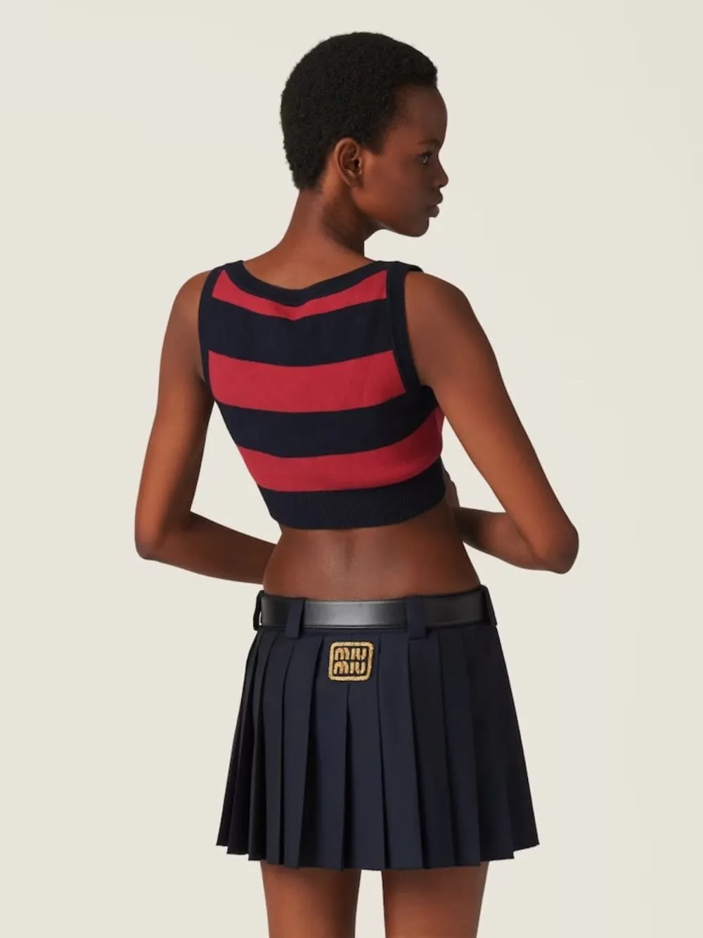 Cropped Knit Top sold by Fashion Clinic product image thumbnail 4