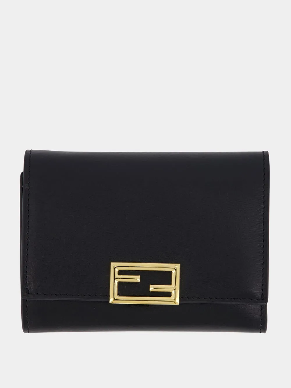 Logo-Plaque Leather Wallet sold by Fashion Clinic