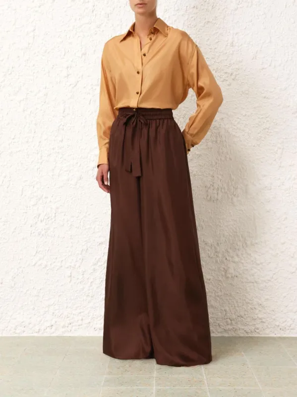 August Relaxed Silk Trousers sold by Fashion Clinic