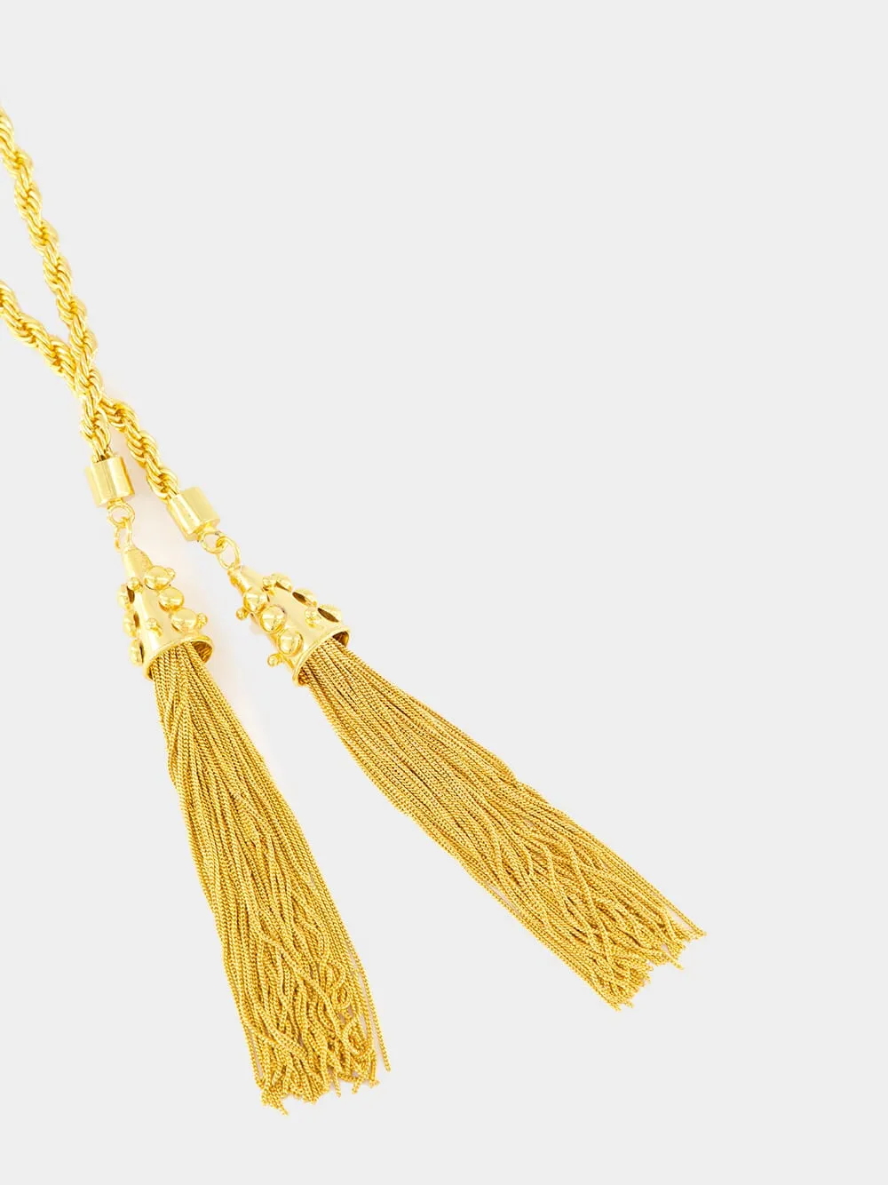 Pompon Chain Gold Necklace sold by Fashion Clinic product image thumbnail 3
