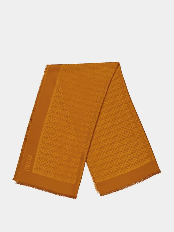 FF silk shawl sold by Fashion Clinic