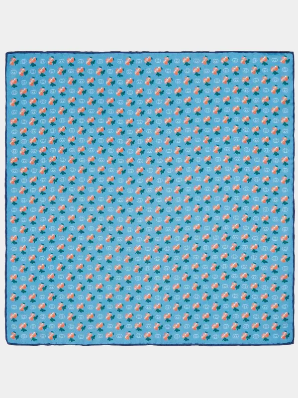 Floral pocket square made by Gucci