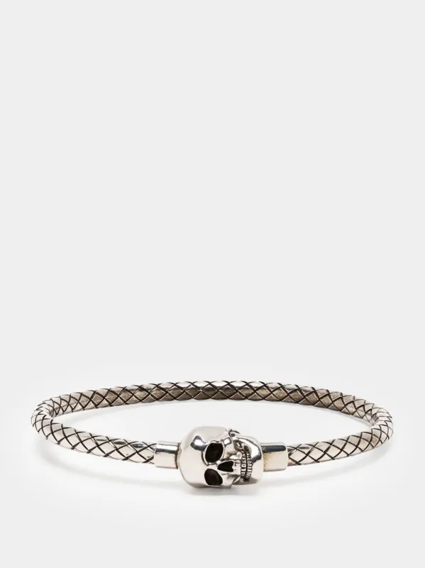 Skull Silver Bracelet made by Alexander McQueen