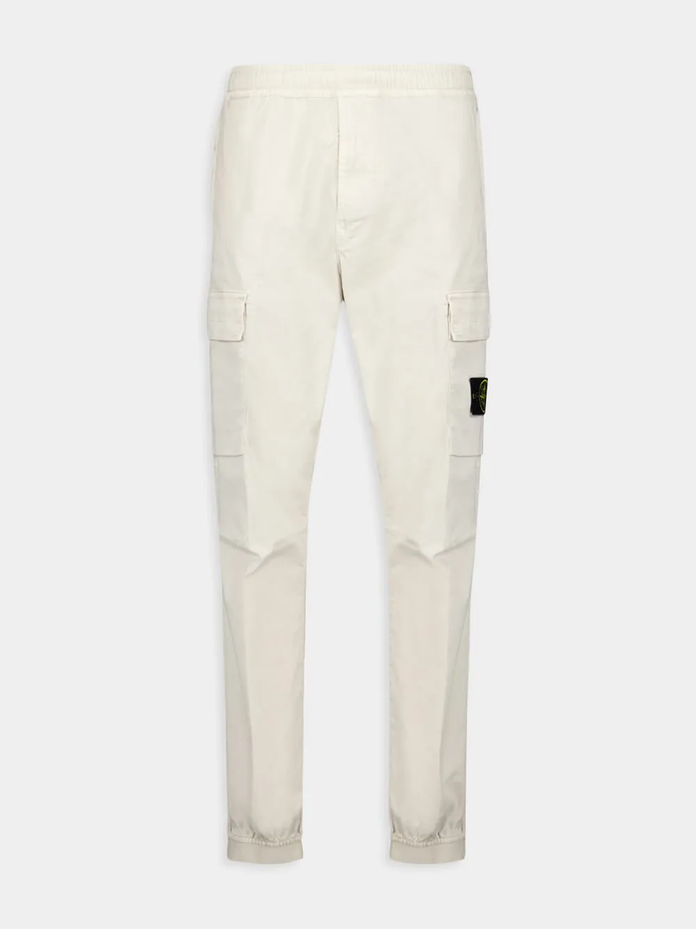 Twill Cotton Cargo Trousers sold by Fashion Clinic