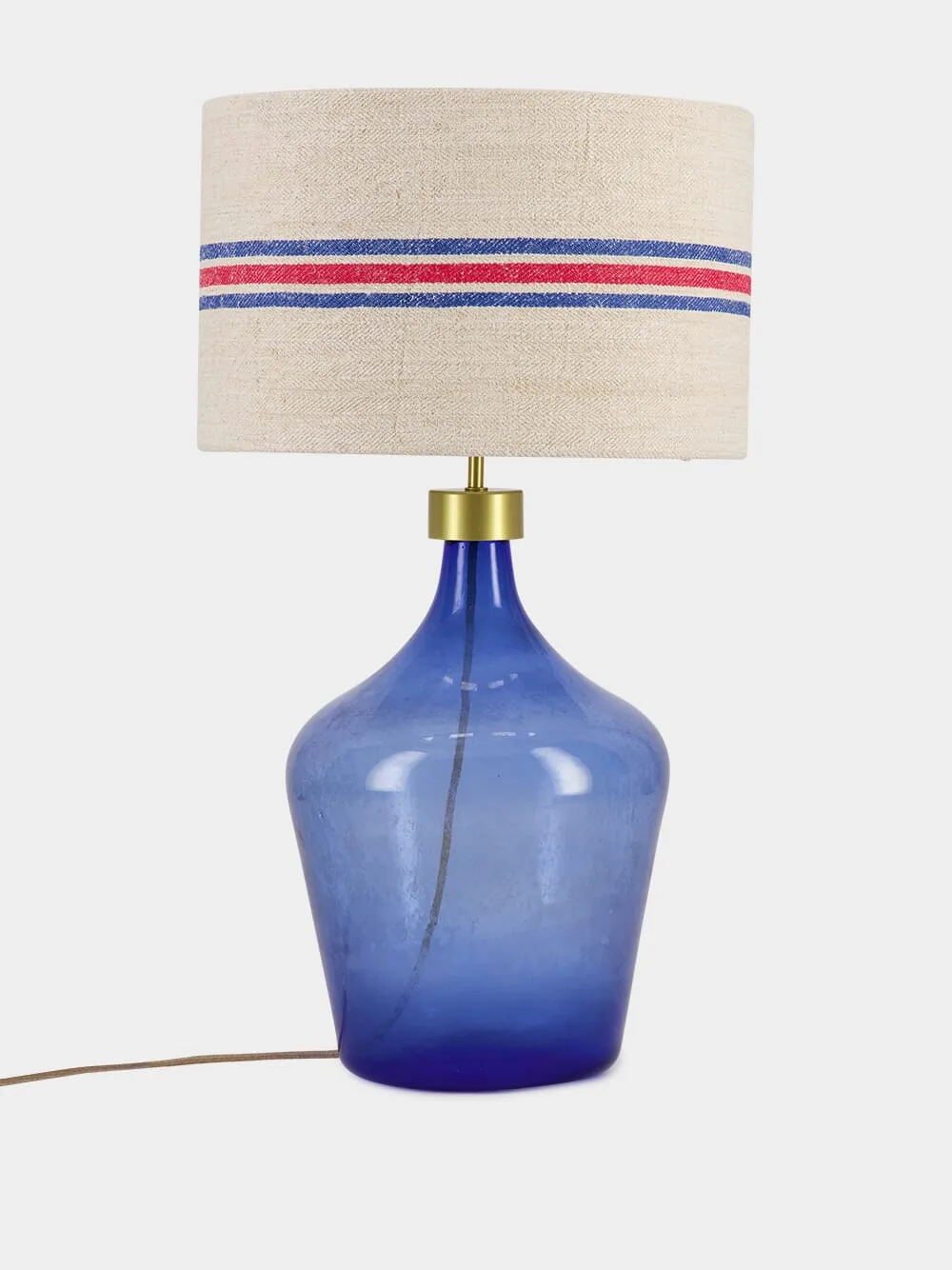 Colbalt Blue Glass Lamp Base sold by Fashion Clinic