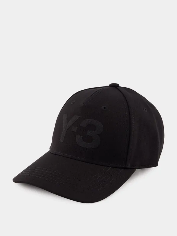 Black Logo Cap made by Y-3