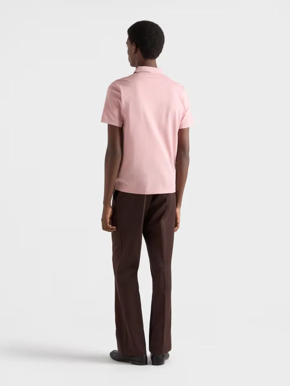 Alabaster Pink Cotton Piqué Polo sold by Fashion Clinic product image thumbnail 3