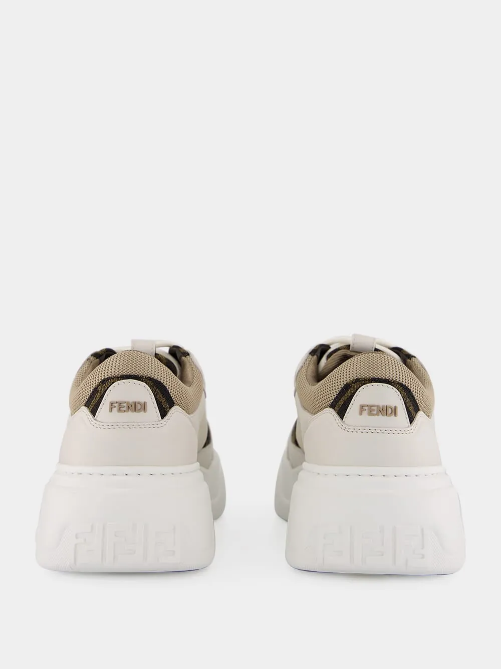 White Force Leather Low-Top Sneakers sold by Fashion Clinic product image thumbnail 5
